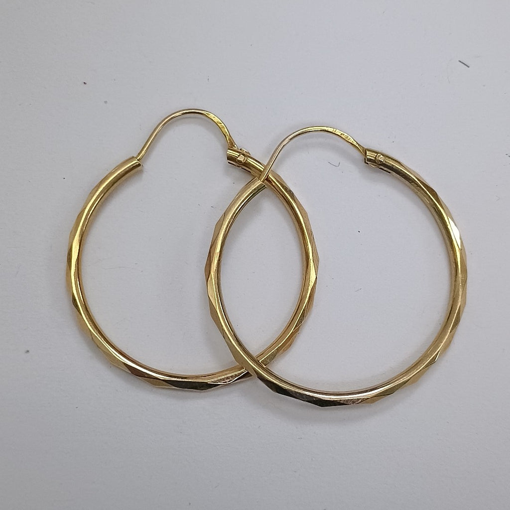 ARRACADAS PAR ORO 14 K 1.9 GRMS (SEMINUEVO)