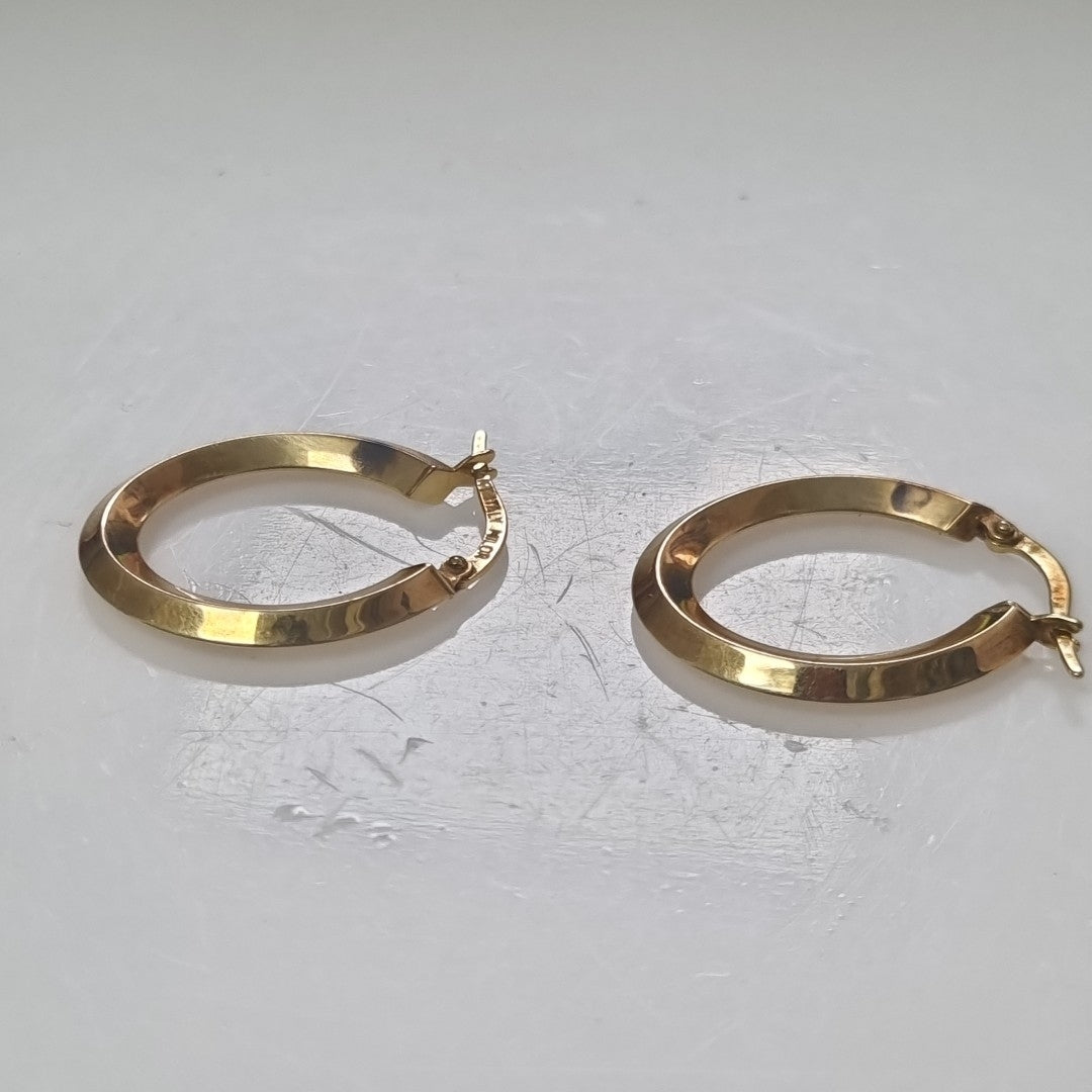 ARRACADAS PAR ORO 14 K 1.5 GRMS (SEMINUEVO)