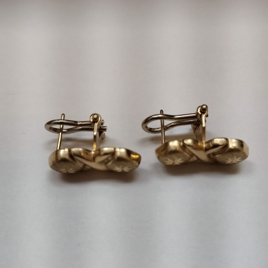 ARETES PAR ORO 14 K 4.4 GRMS (SEMINUEVO)