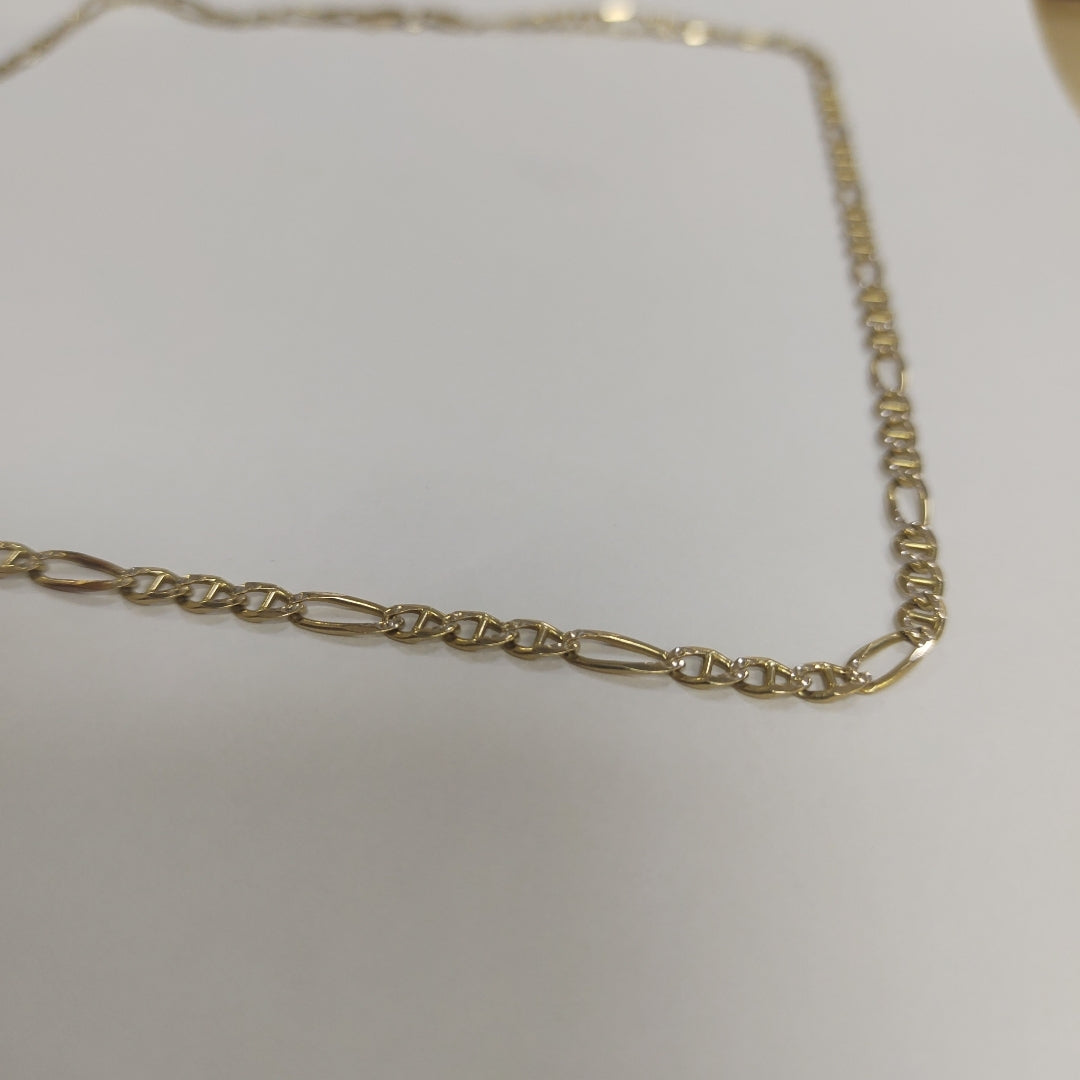 CADENA ORO,RODIADO 14 K 11,00 GRMS (SEMINUEVO)