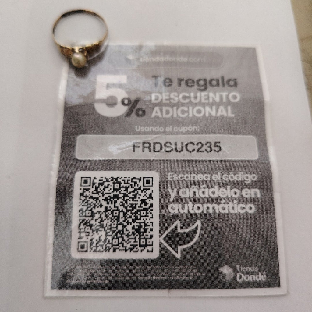 ANILLO ORO 10 K 1,60 GRMS (SEMINUEVO)