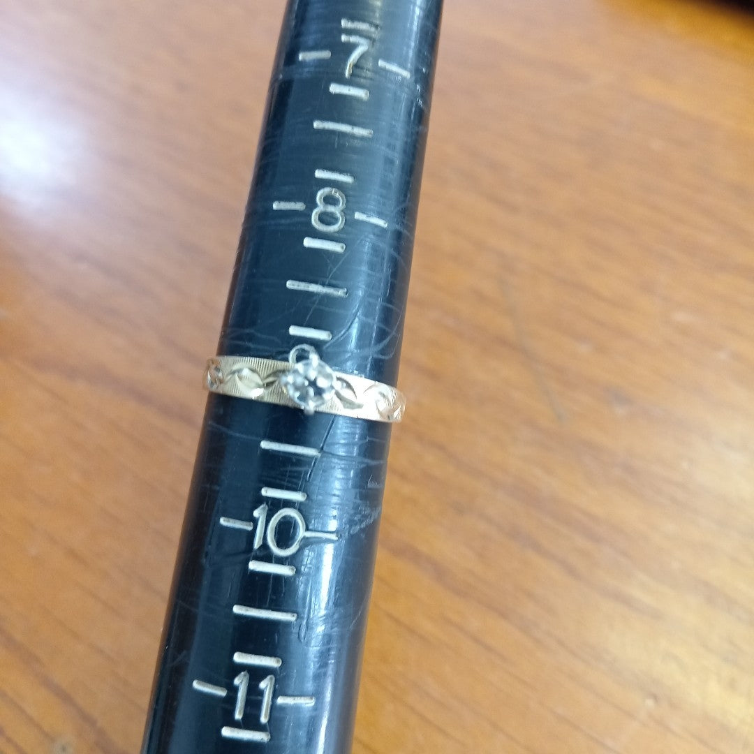 SOLITARIO ORO 14 K 1.8 GRMS (SEMINUEVO)