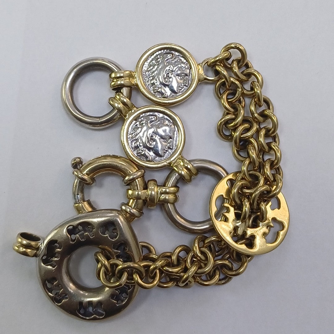 PULSERA ORO,ORO COMBINADO 14 K 27,90 GRMS (SEMINUEVO)
