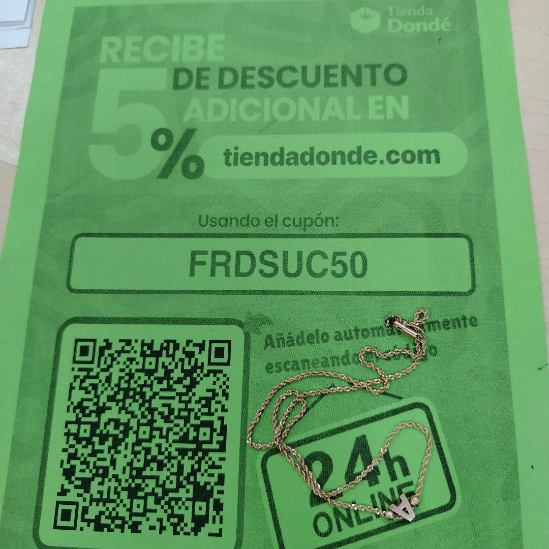 CADENA ORO 14 K 6.6 GRMS (SEMINUEVO)