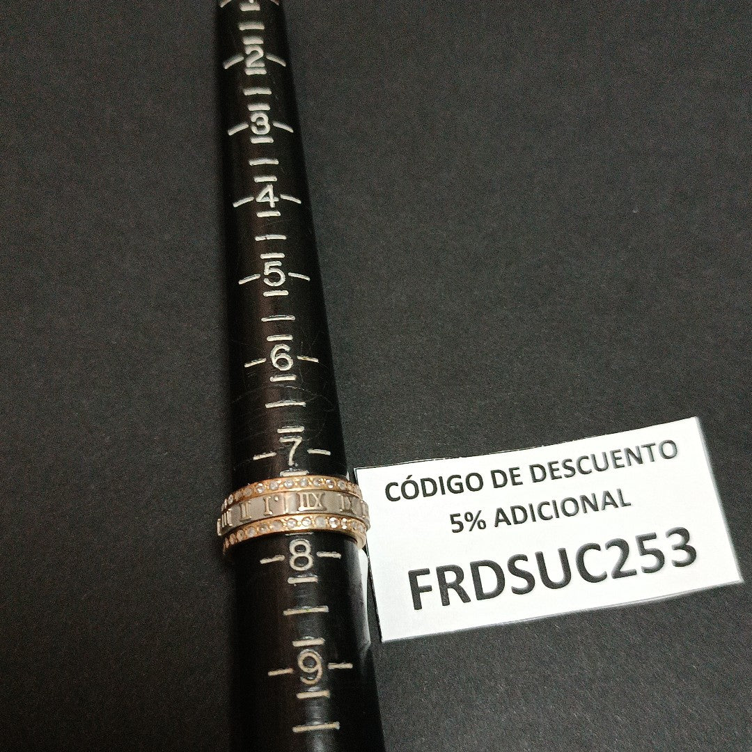 ARGOLLA ORO,ORO BLANCO 14 K 8,30 GRMS (SEMINUEVO)