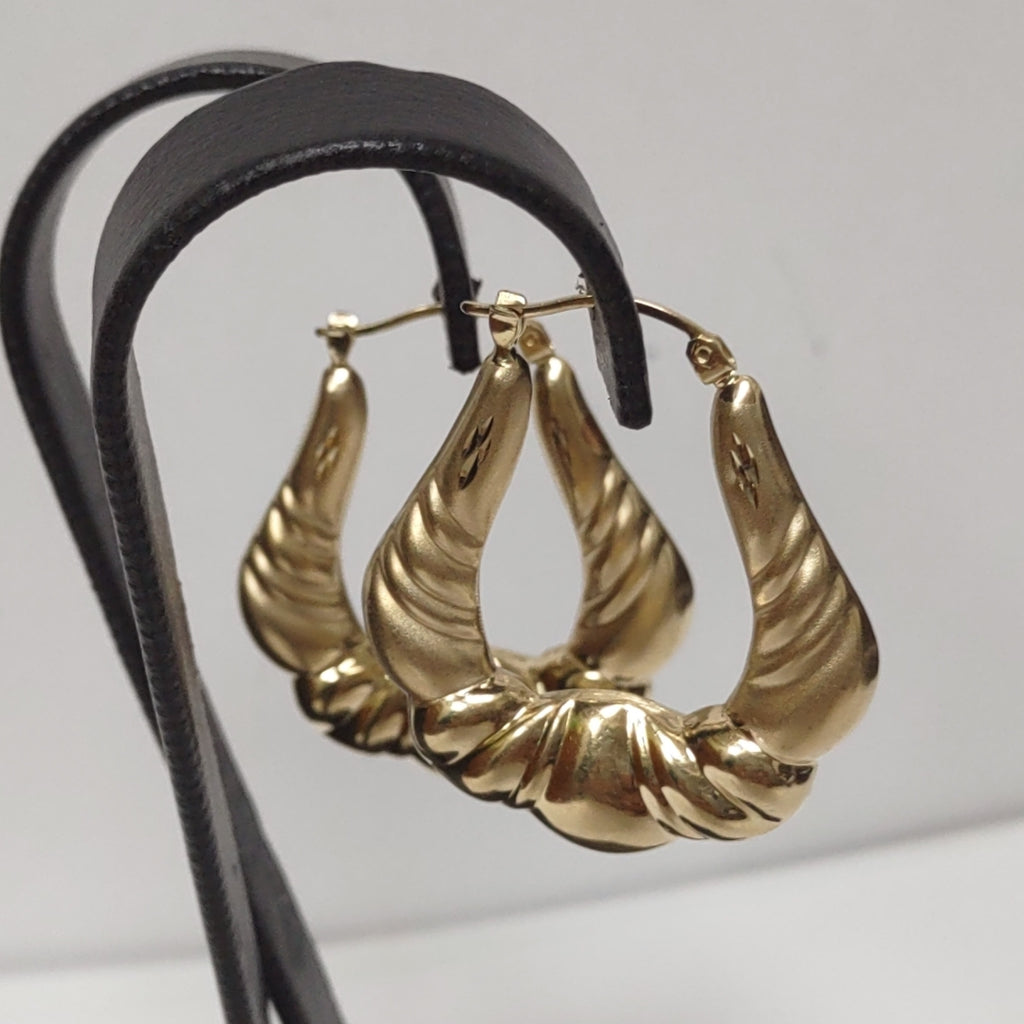 ARRACADAS PAR ORO 14 K 5.5 GRMS (SEMINUEVO)