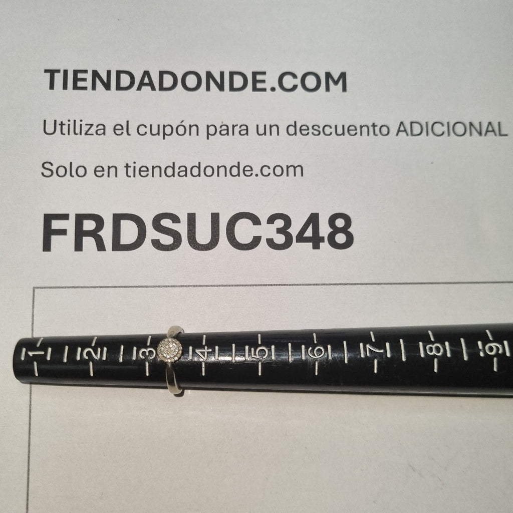 ANILLITO ORO BLANCO 14 K 2,80 GRMS (SEMINUEVO)