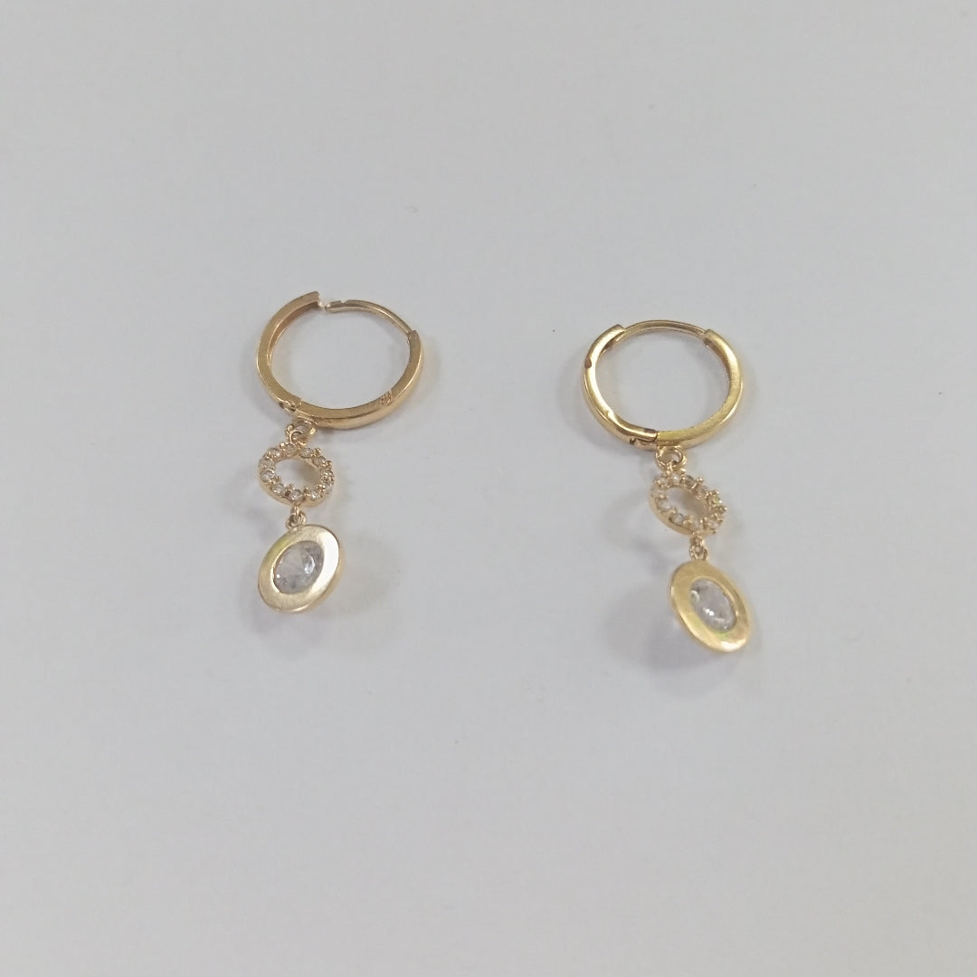ARETES PAR ORO 10 K 2,20 GRMS (SEMINUEVO)