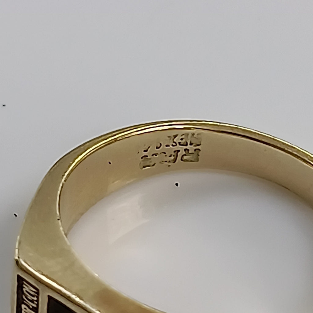 ANILLO DE GRADUACIÓN ORO 14 K 5,60 GRMS (SEMINUEVO)
