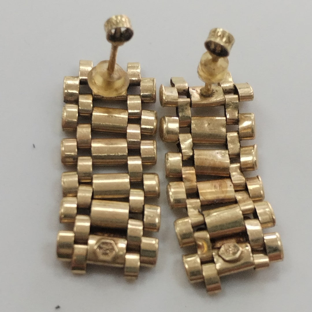ARETES PAR ORO 14 K 3.9 GRMS (SEMINUEVO)