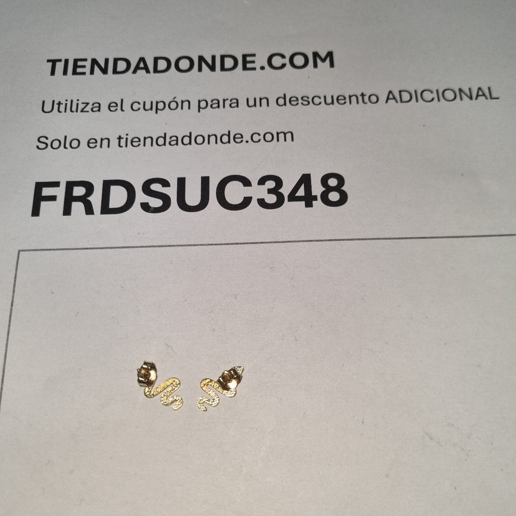 ARETES PAR ORO 14 K 1.7 GRMS (SEMINUEVO)