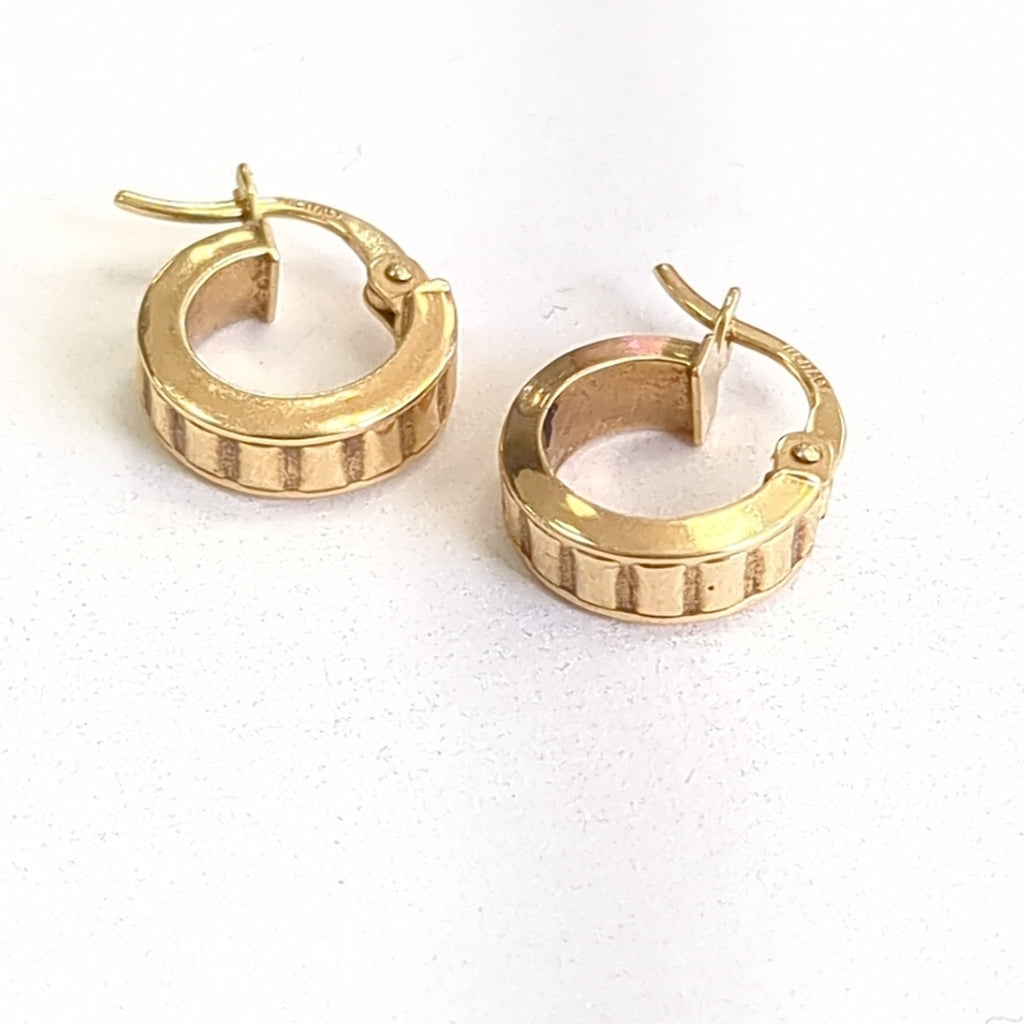 ARRACADAS PAR ORO 14 K 1,10 GRMS (SEMINUEVO)