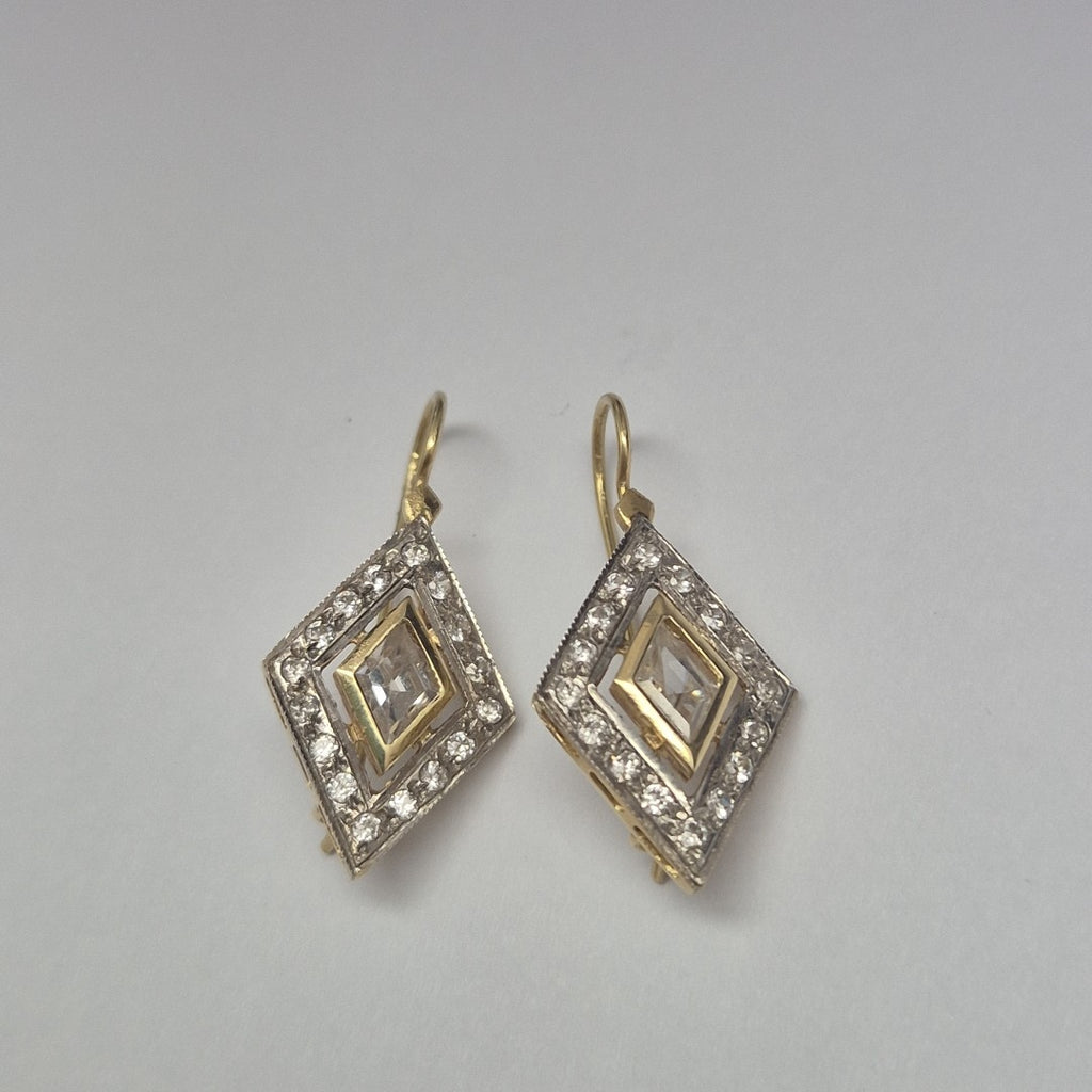 ARETES PAR ORO 14 K 5,20 GRMS (SEMINUEVO)