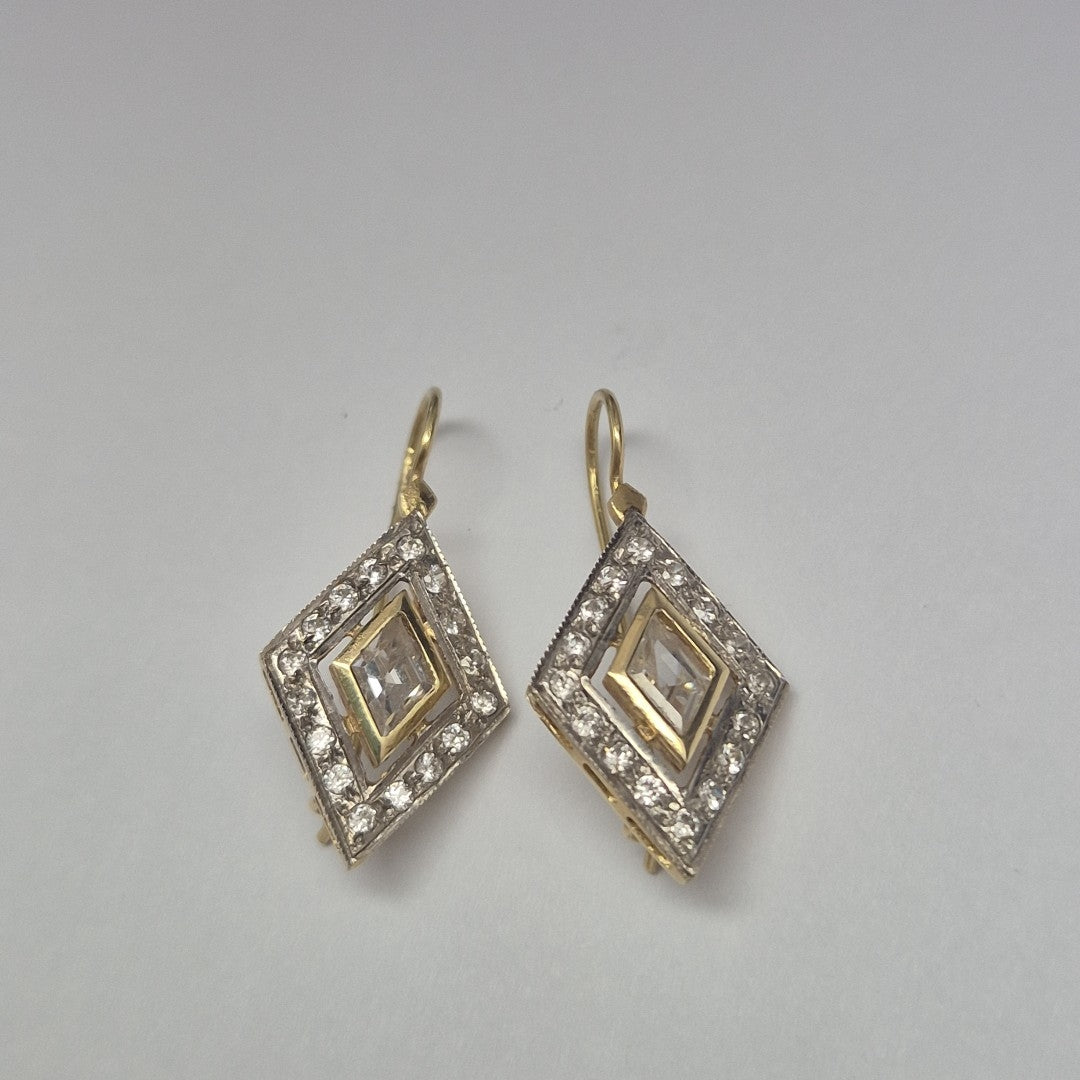 ARETES PAR ORO 14 K 5,20 GRMS (SEMINUEVO)