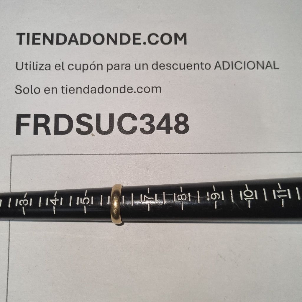 ARGOLLA ORO 18 K 3.8 GRMS (SEMINUEVO)
