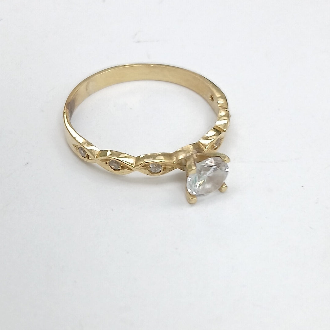 SOLITARIO ORO 14 K 2.4 GRMS (SEMINUEVO)