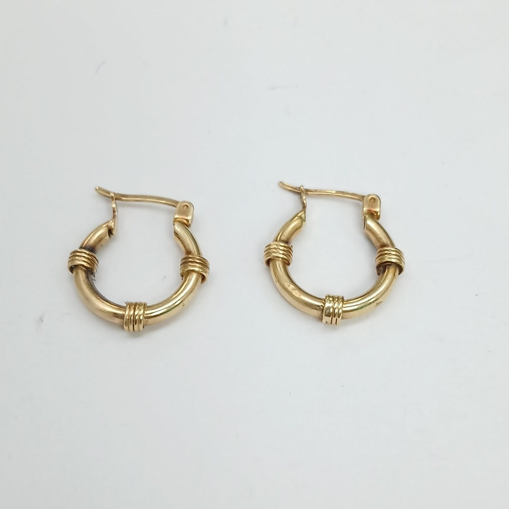 ARETES PAR ORO 14 K 2.2 GRMS (SEMINUEVO)