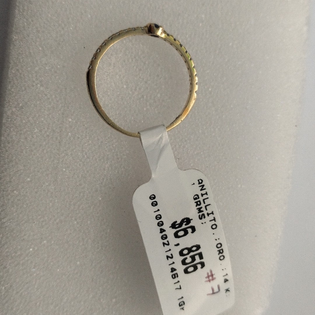 ANILLITO ORO 14 K 1 GRMS (SEMINUEVO)