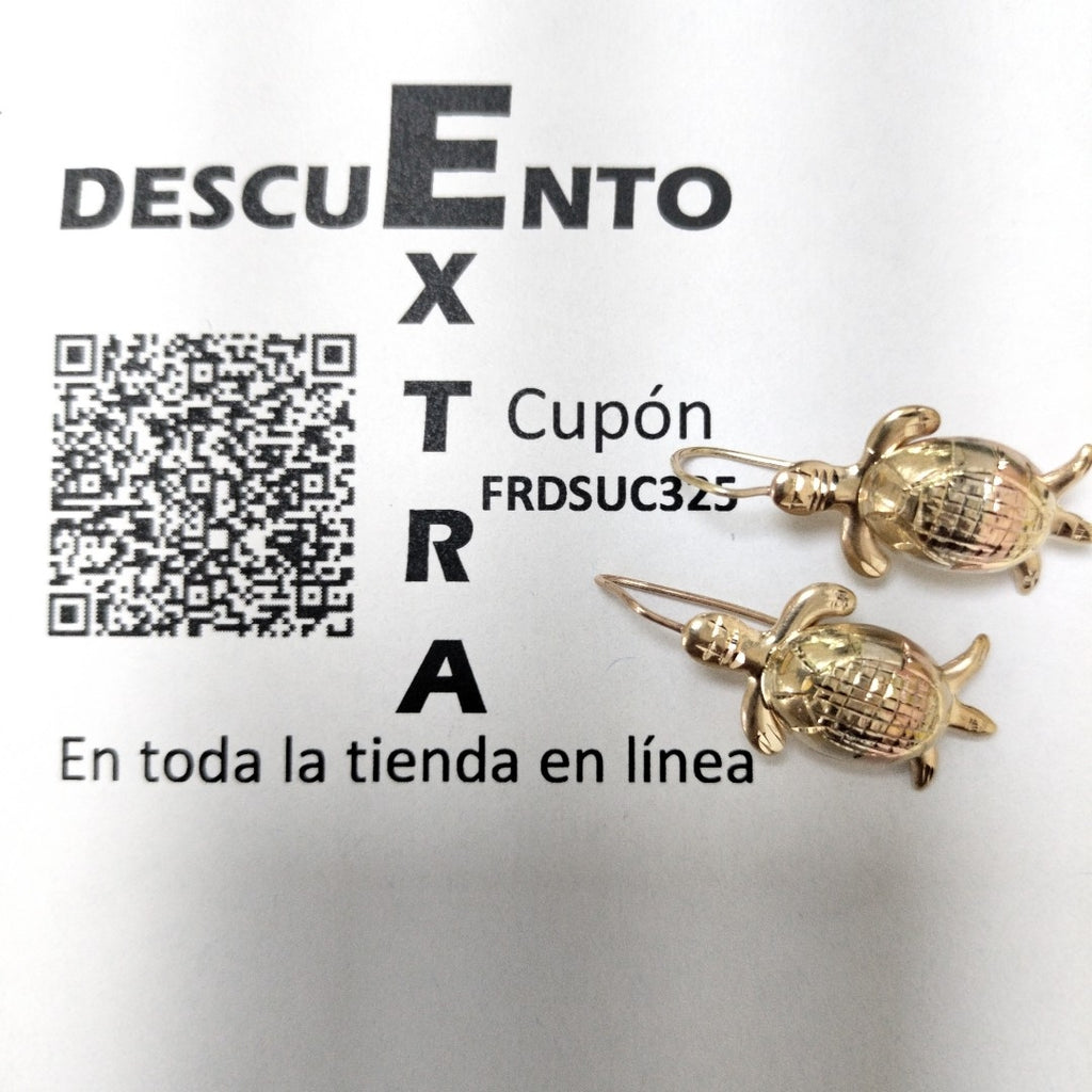 ARETES PAR ORO 10 K 3.2 GRMS (SEMINUEVO)