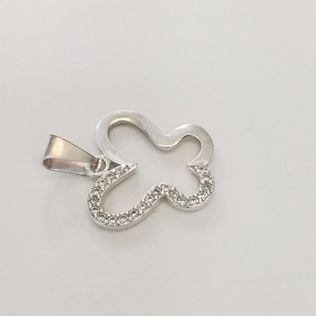 DIJE MARIPOSA C/CIRCONIAS PLATA .925 2.3 GR (NUEVO)
