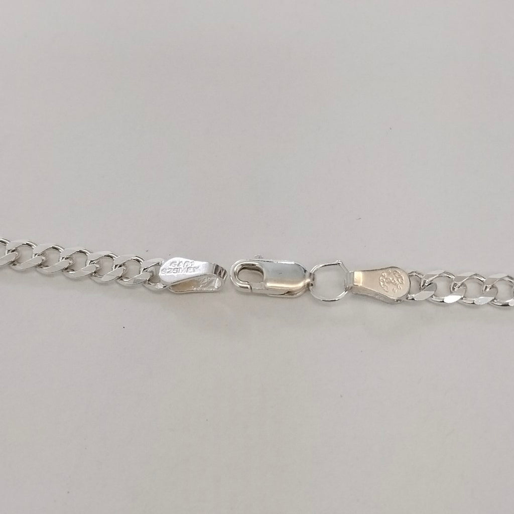CADENA TEJIDO BARBADO PLATA .925 55 CM 12.9 GR (NUEVO)