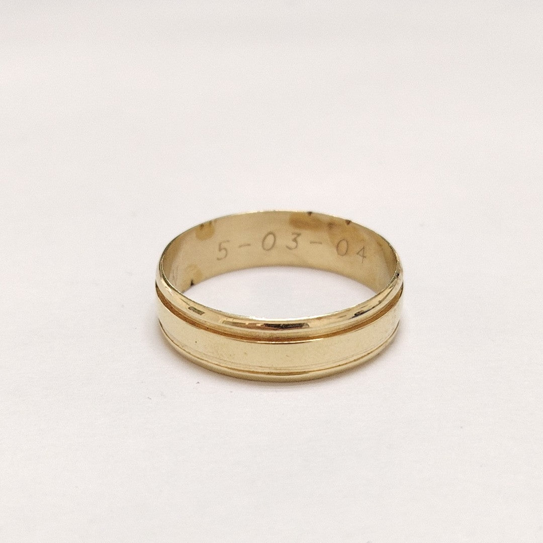 ARGOLLA ORO 14 K 3.8 GRMS (SEMINUEVO)