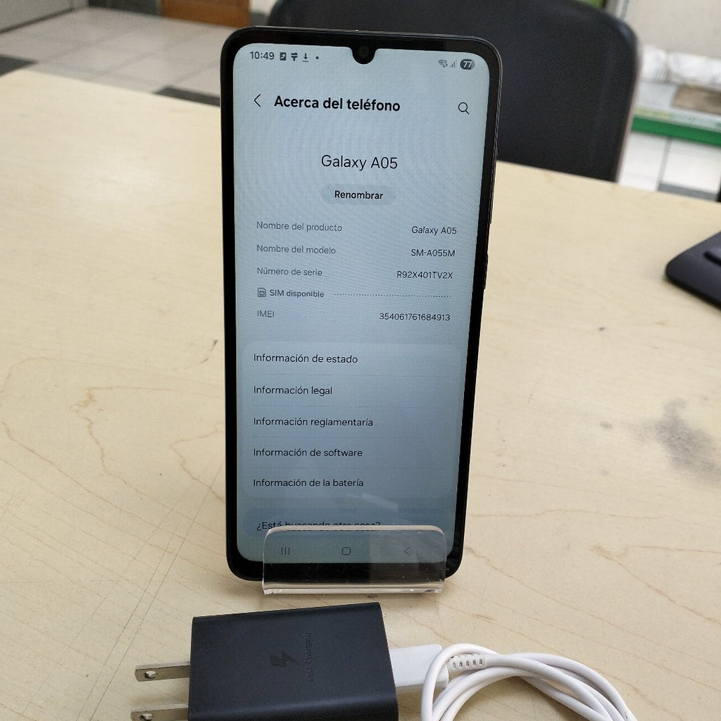 CELULAR SAMSUNG GALAXY A05 SM-A055M (2023) 64 GB 4 GB RAM (SEMINUEVO)