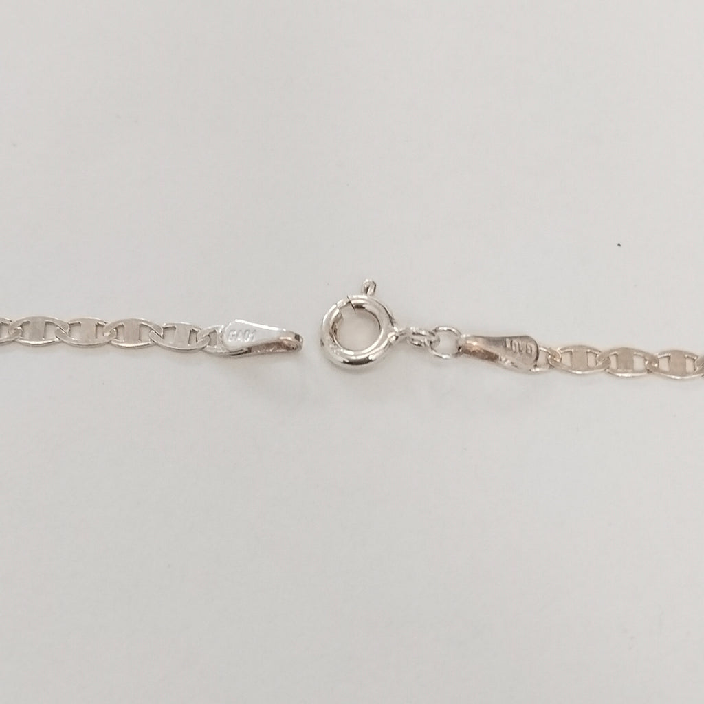 CADENA TEJIDO ESPEJO PLATA .925 55 CM 3.9 GR (NUEVO)