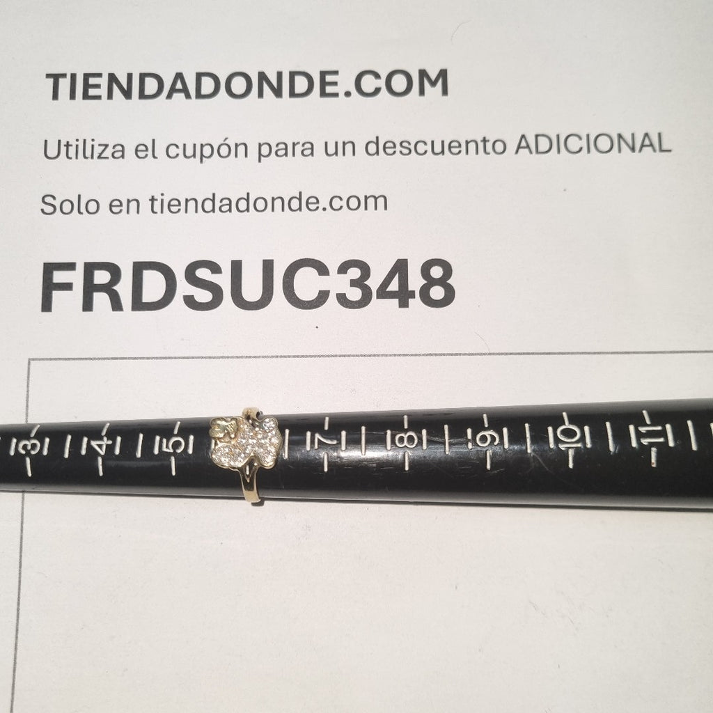 ANILLO ORO 14 K 2.8 GRMS (SEMINUEVO)