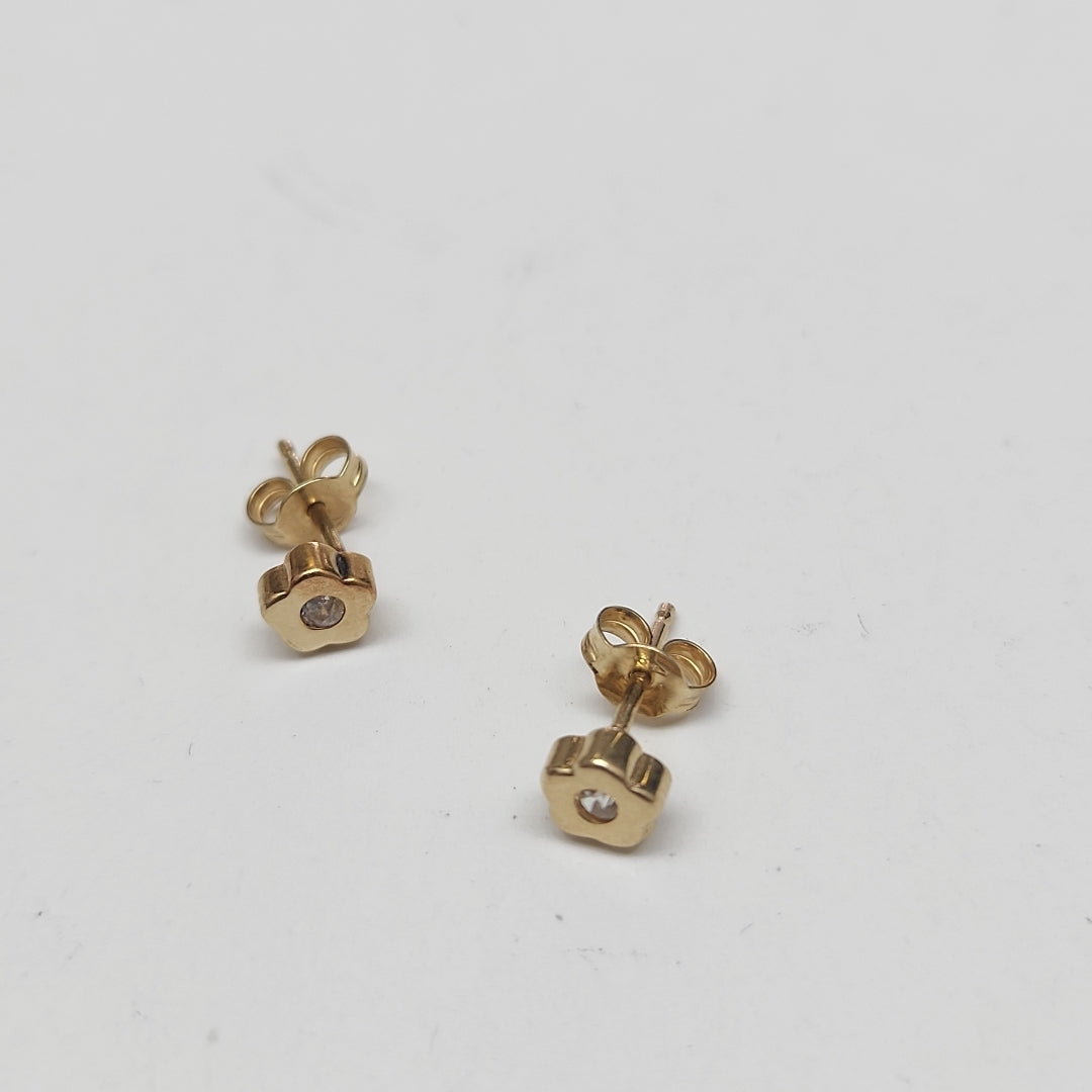 ARETES PAR ORO 14 K 1,40 GRMS (SEMINUEVO)