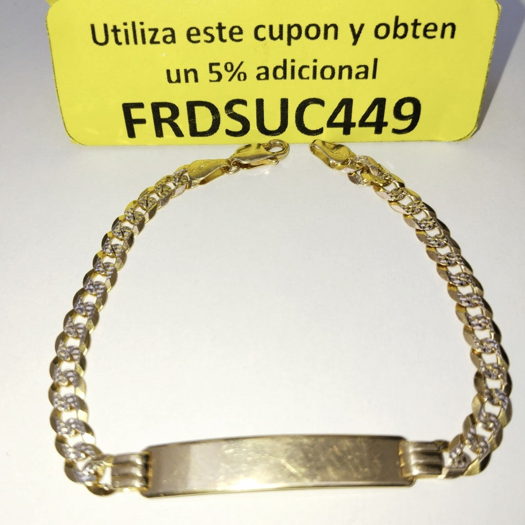 ESCLAVA ORO, RODIADO 14 K 9.6 GRMS (SEMINUEVO)