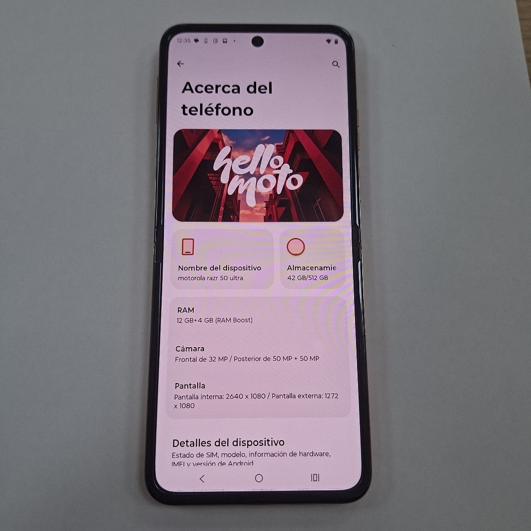 CELULAR MOTOROLA RAZR 50 ULTRA XT2451-3 (2024) 512 GB 12 GB RAM
