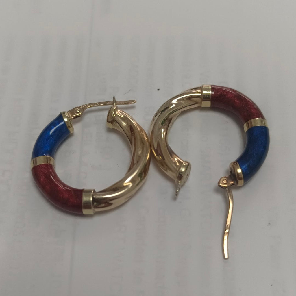 ARRACADAS PAR ORO 14 K 4.4 GRMS (SEMINUEVO)