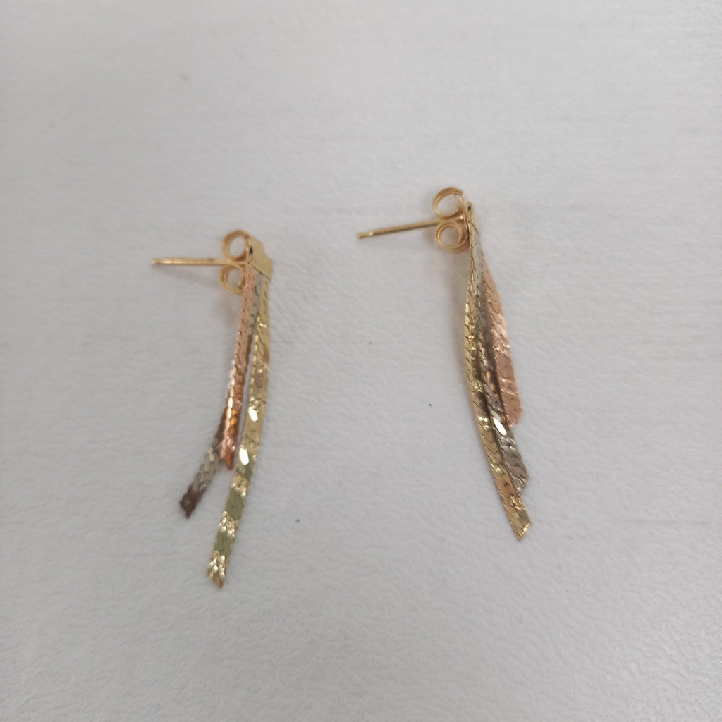 BROQUELES PAR ORO 14 K 1.6 GRMS (SEMINUEVO)