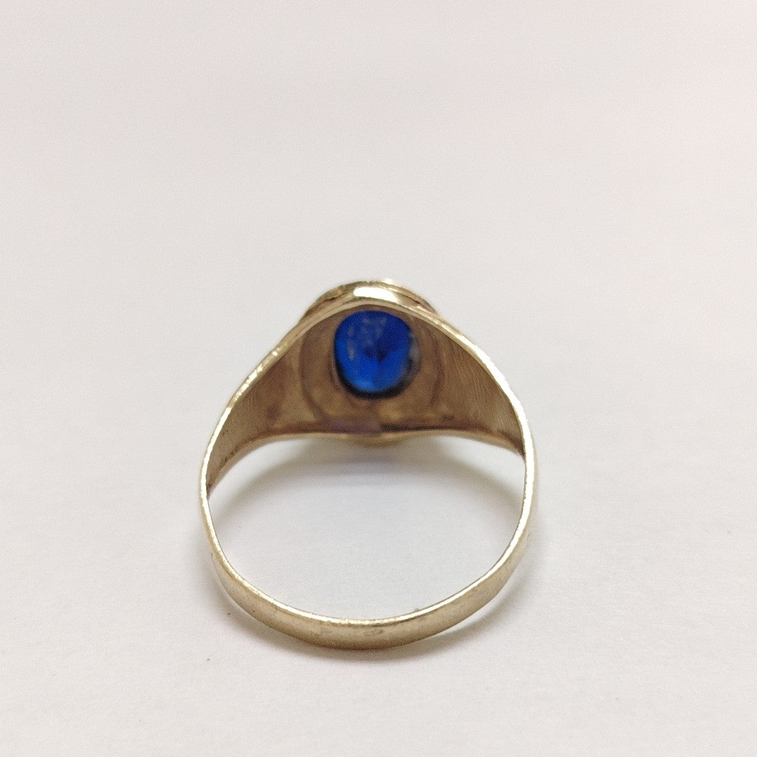 ANILLO DE GRADUACIÓN ORO 10 K 2 GRMS (SEMINUEVO)