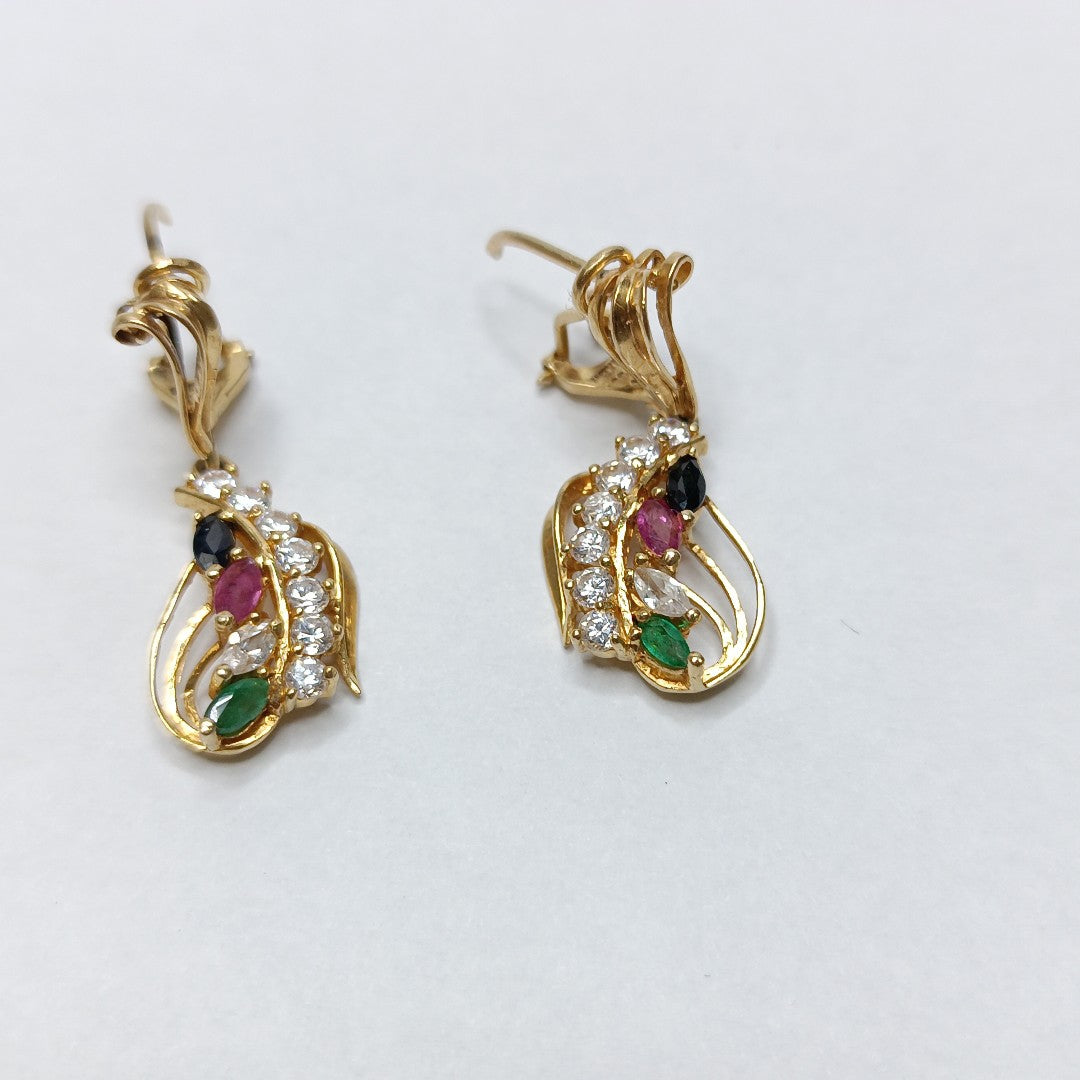 ARETES PAR ORO 10 K 5.2 GRMS (SEMINUEVO)