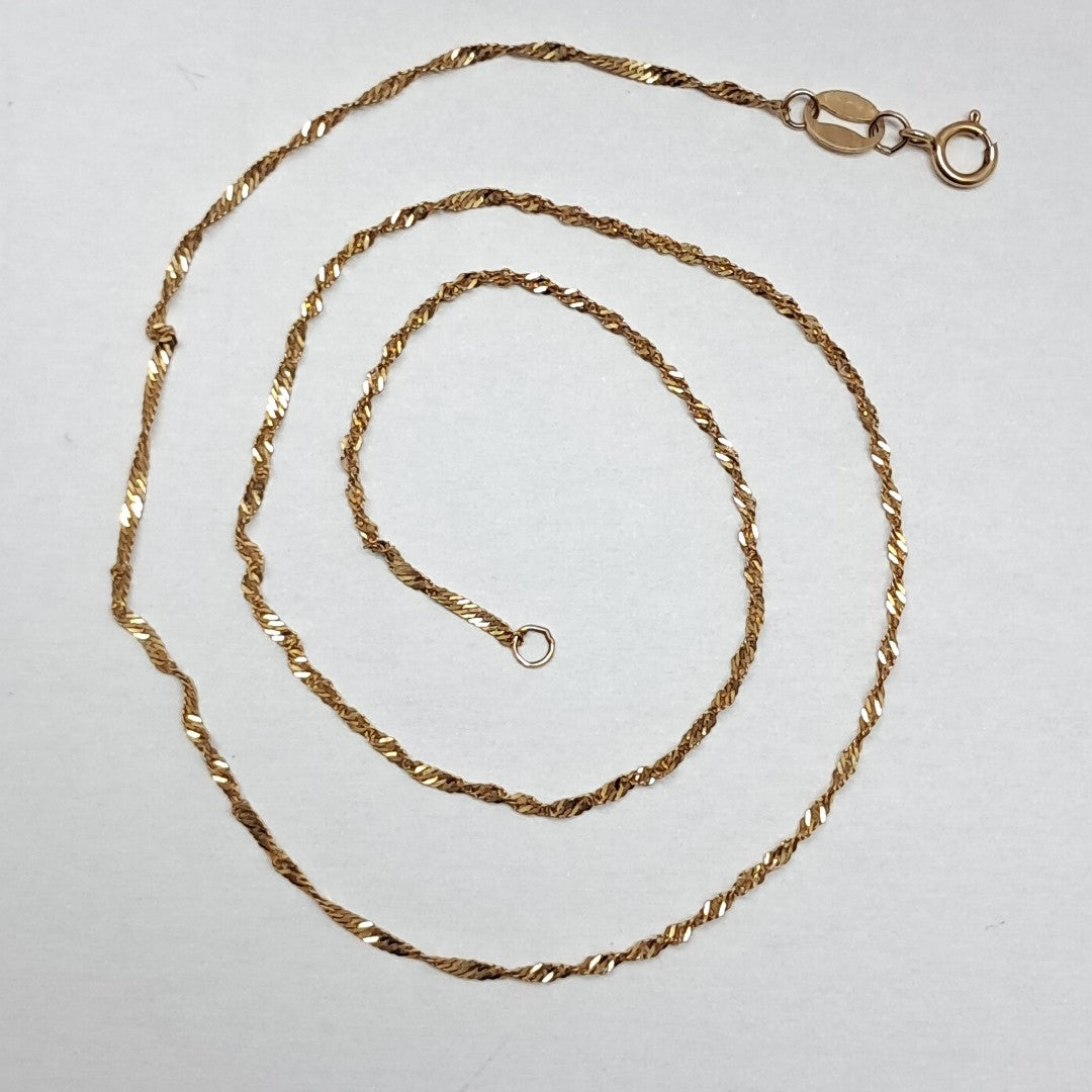 CADENA ORO 10 K 0.8 GRMS (SEMINUEVO)