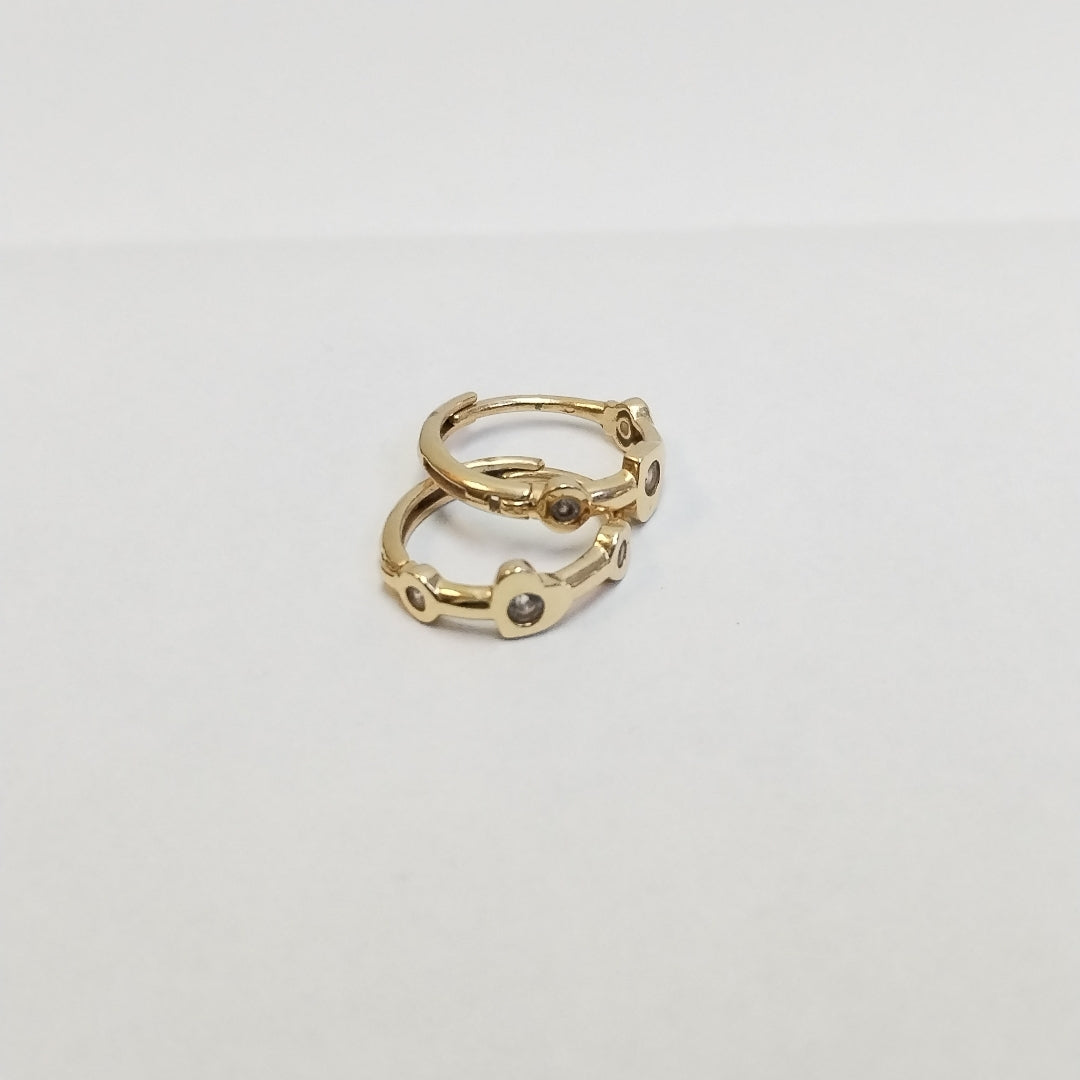 ARRACADAS PAR ORO 14 K 1,30 GRMS (SEMINUEVO)