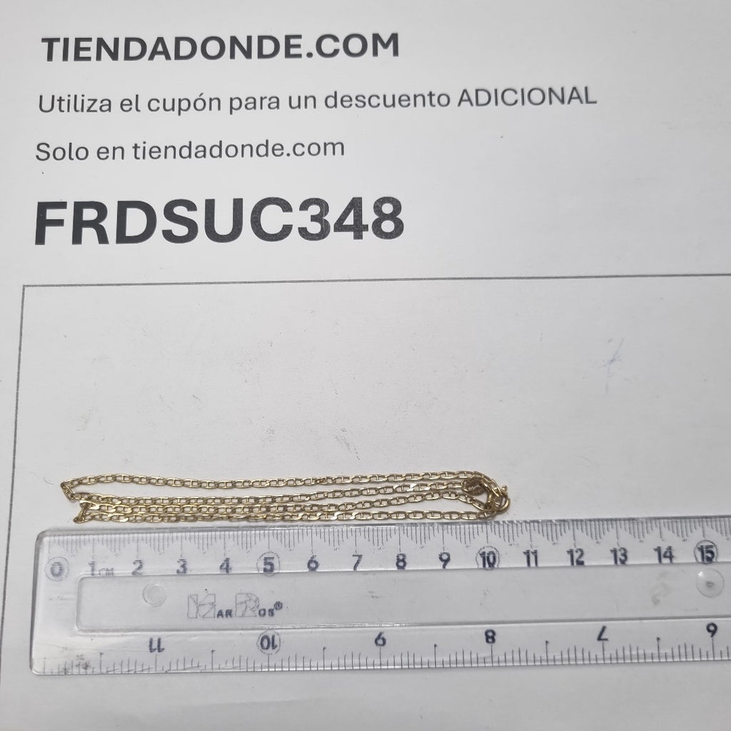CADENA ORO 14 K 2.9 GRMS (SEMINUEVO)