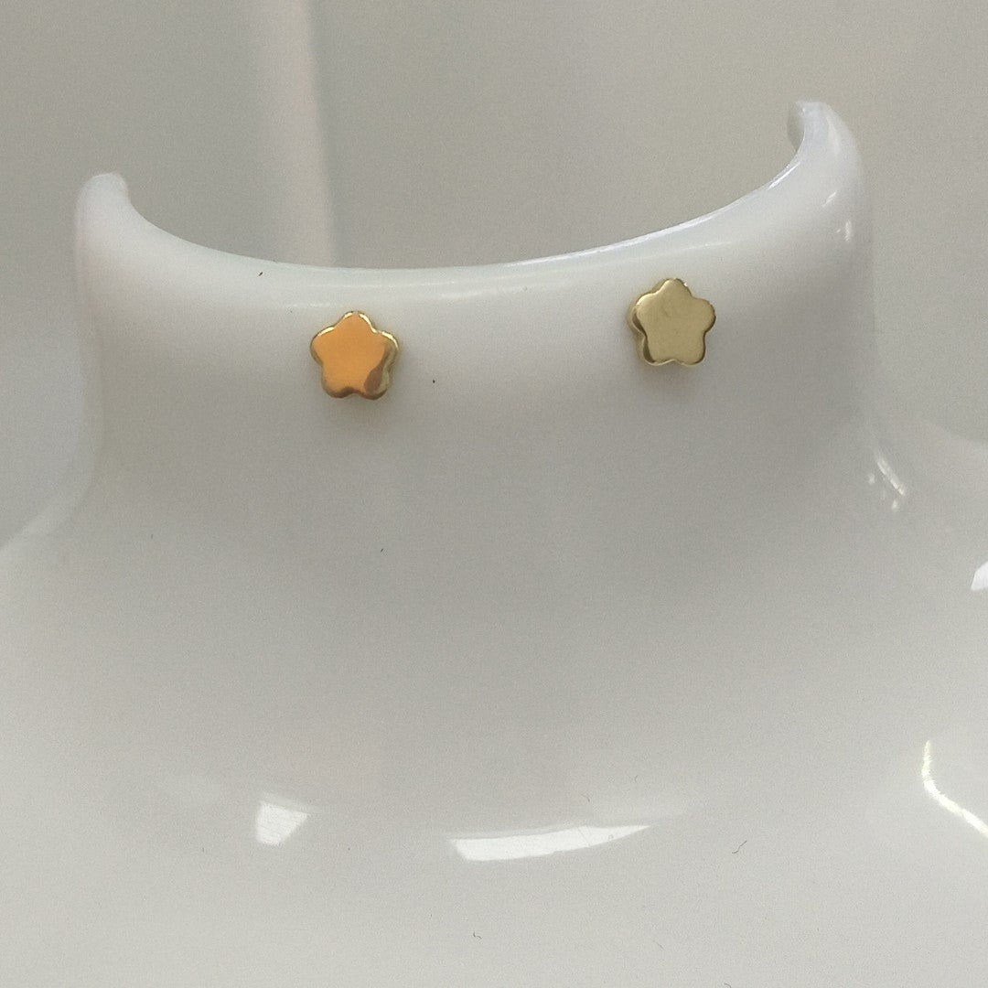 BROQUELES ORO 14K 1 (NUEVO)