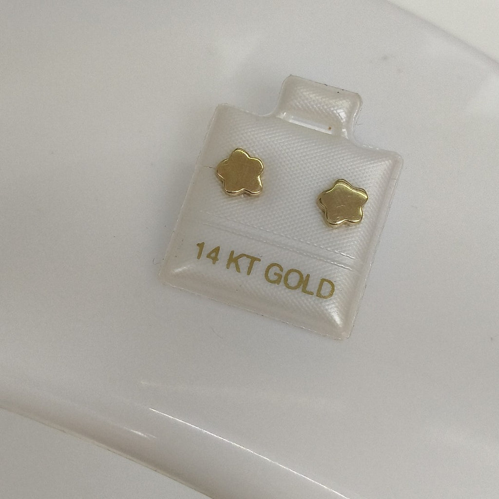 BROQUELES ORO 14K 1 (NUEVO)