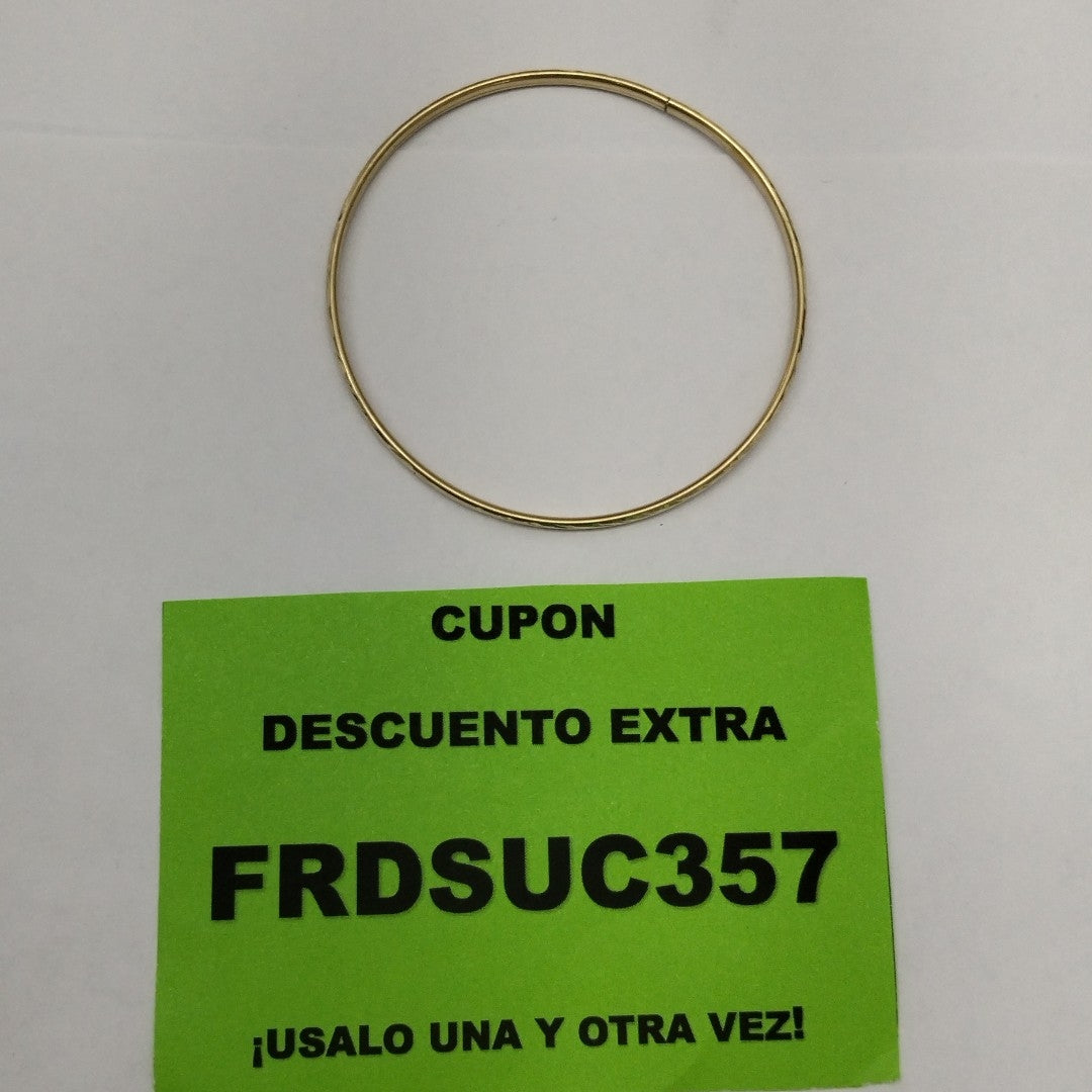 PULSERA RIGIDA ORO 10 K 3,10 GRMS (SEMINUEVO)