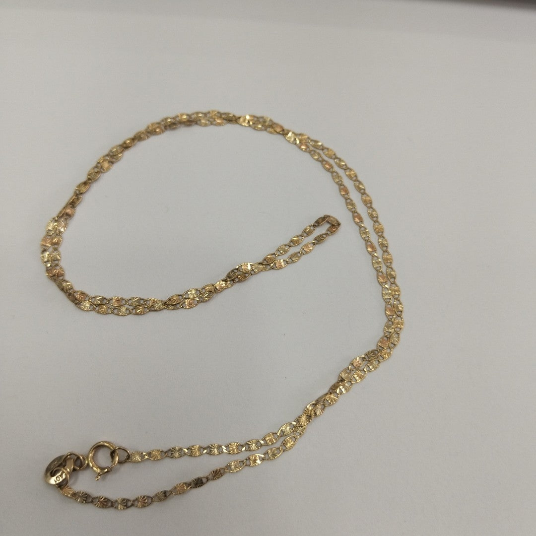 CADENA ORO COMBINADO 14 K 2 GRMS (SEMINUEVO)