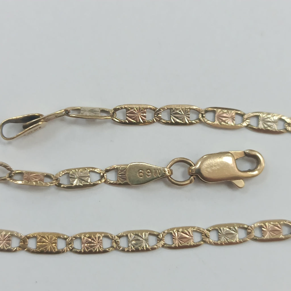 PULSERA ORO, ORO COMBINADO 14 K 2.5 GRMS (SEMINUEVO)