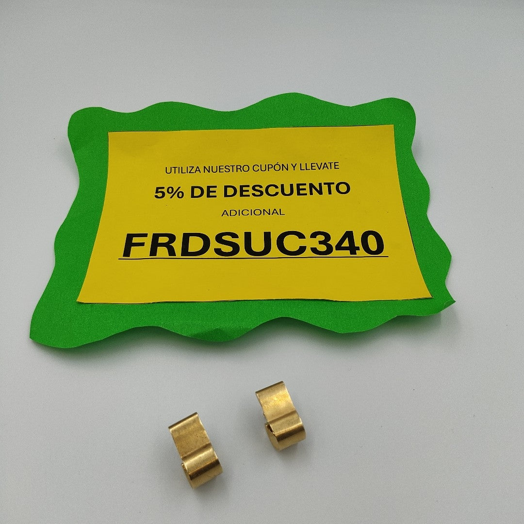 ARETES PAR ORO 14 K 6,40 GRMS (SEMINUEVO)
