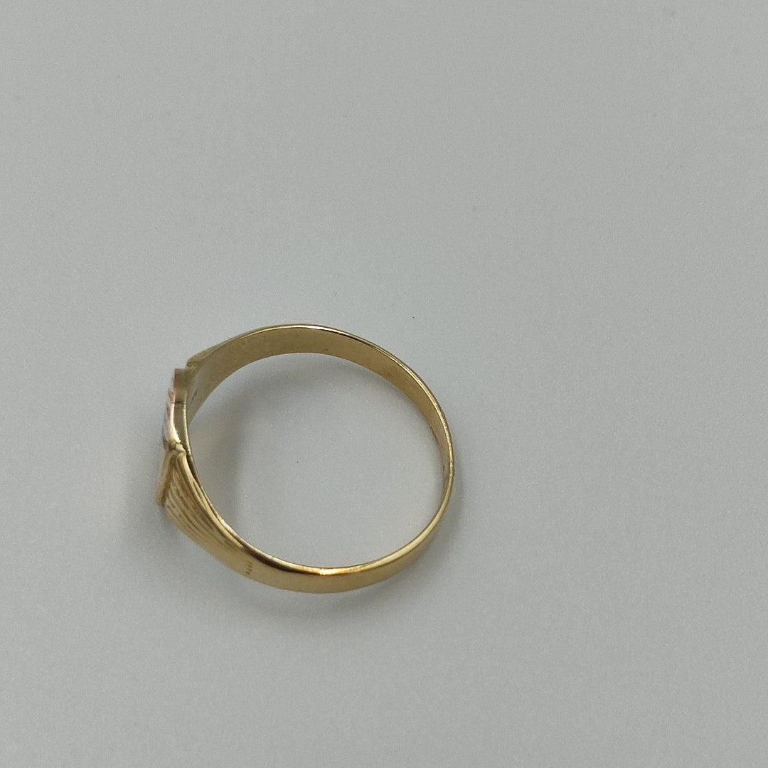 ANILLO ORO,ORO COMBINADO 14 K 2,40 GRMS (SEMINUEVO)