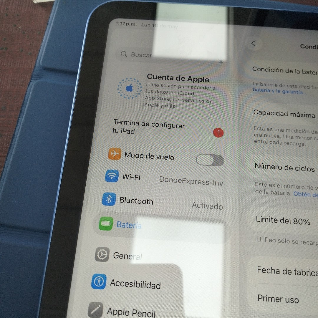 TABLETA APPLE IPAD A16 A3354 (2025) 256 GB 6 GB RAM (SEMINUEVO)