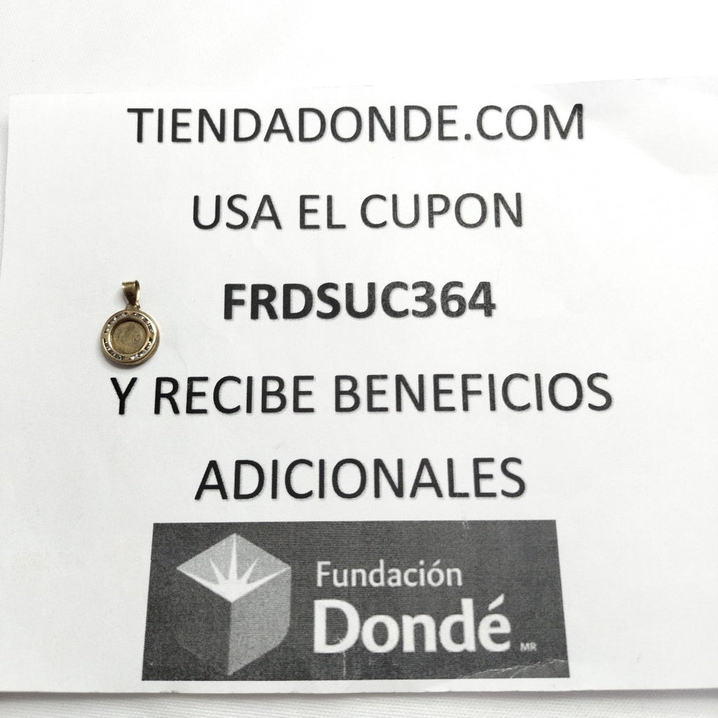 MEDALLA RELIGIOSA ORO 10 K 0.8 GRMS (SEMINUEVO)