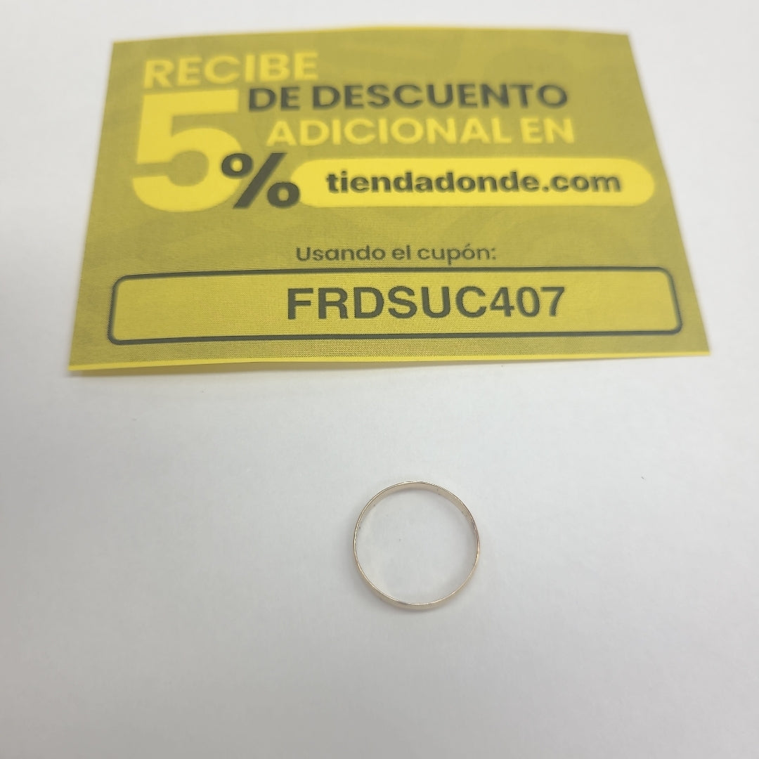ARGOLLA ORO 10 K 0,70 GRMS (SEMINUEVO)