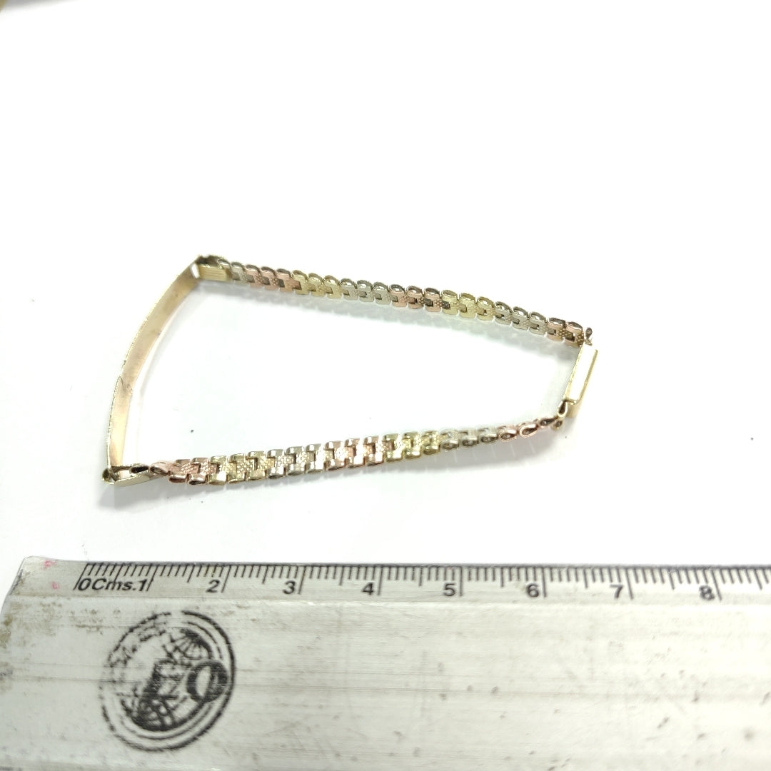 ESCLAVA ORO COMBINADO 10 K 5,10 GRMS (SEMINUEVO)